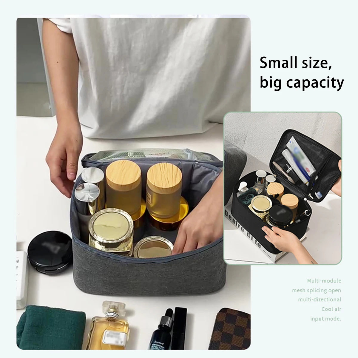 Men’s Double Layer Toiletry Bag