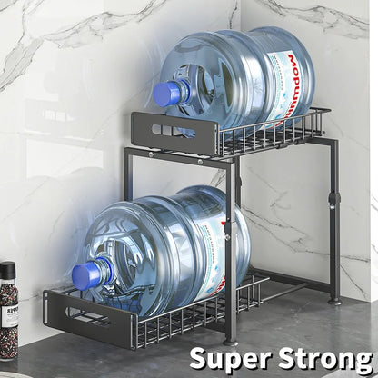 Adjustable 2-Tier Under Sink Organizer