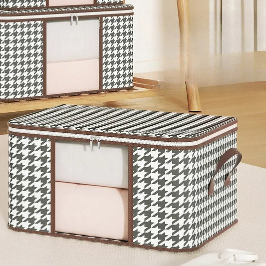 Houndstooth Quilt Storage Bag
