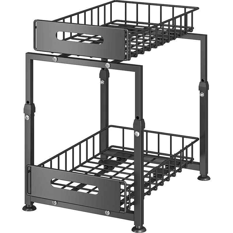 Adjustable 2-Tier Under Sink Organizer