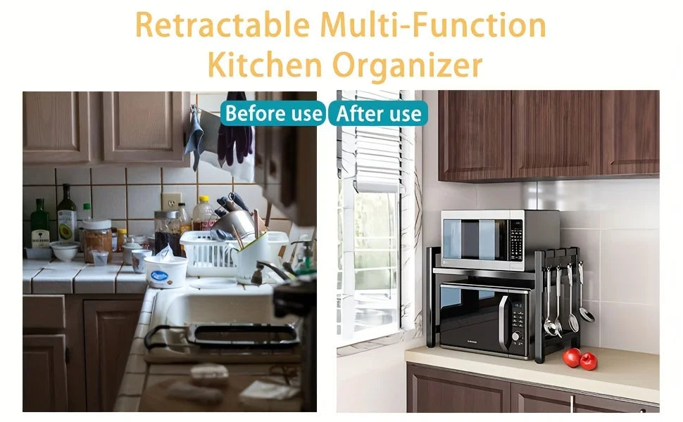 Expandable Microwave Shelf