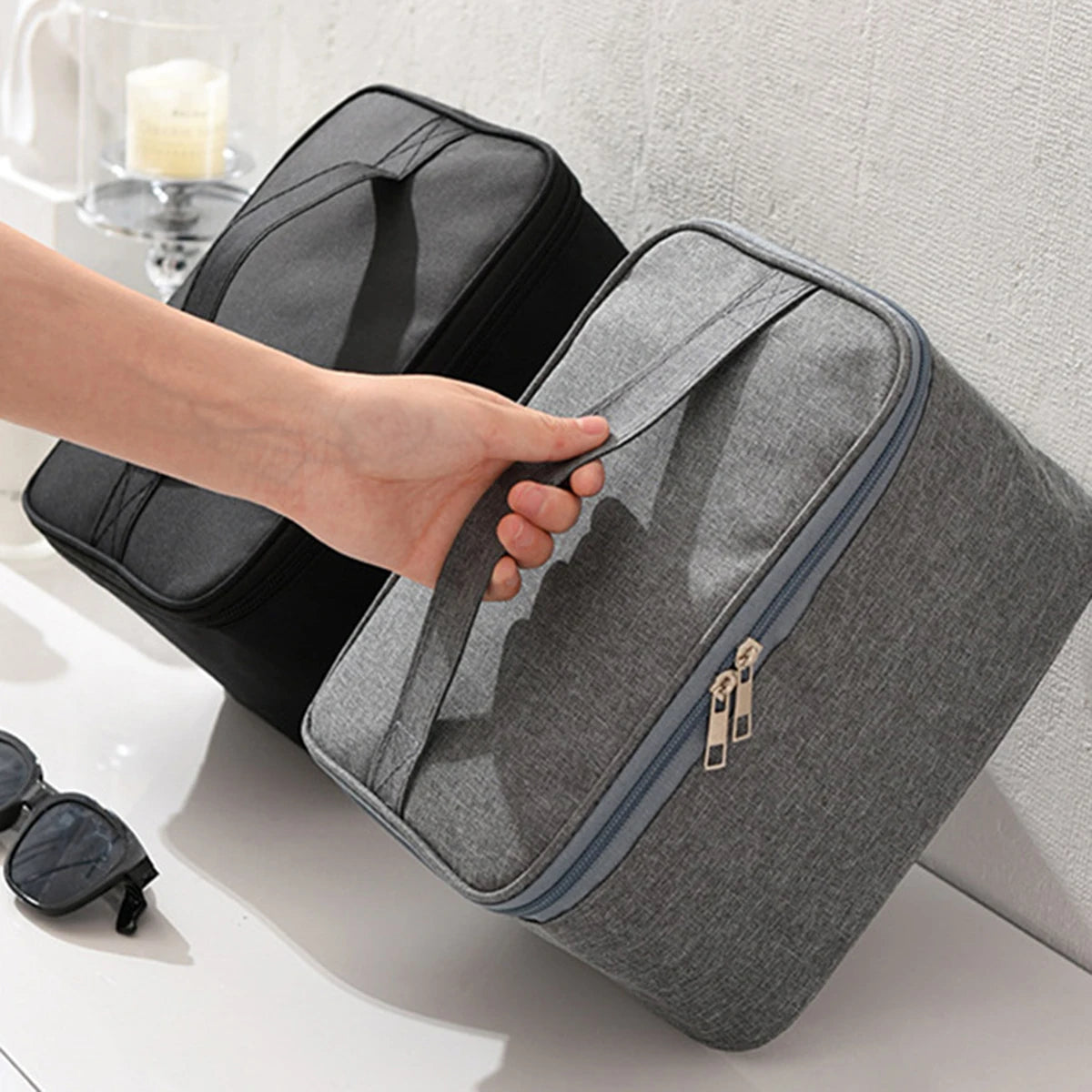 Men’s Double Layer Toiletry Bag