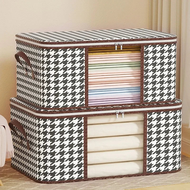 Houndstooth Quilt Storage Bag