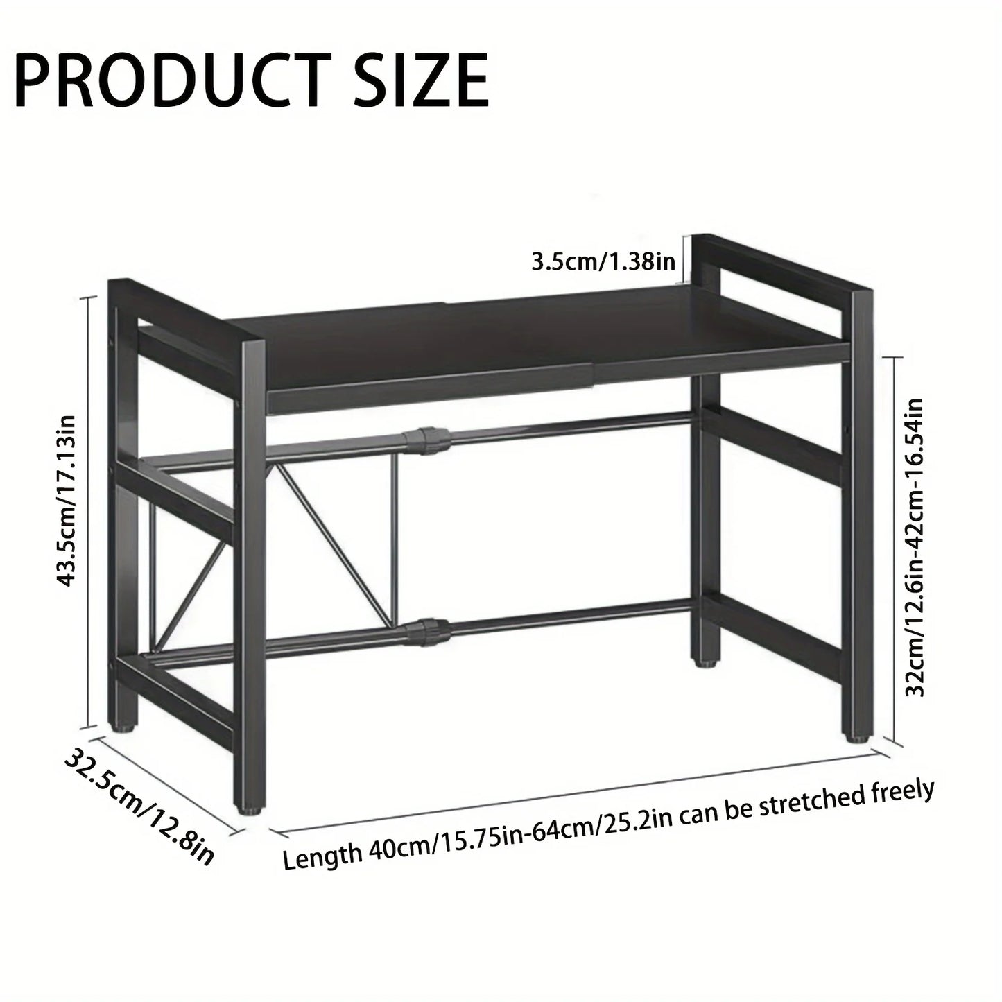 Expandable Microwave Shelf