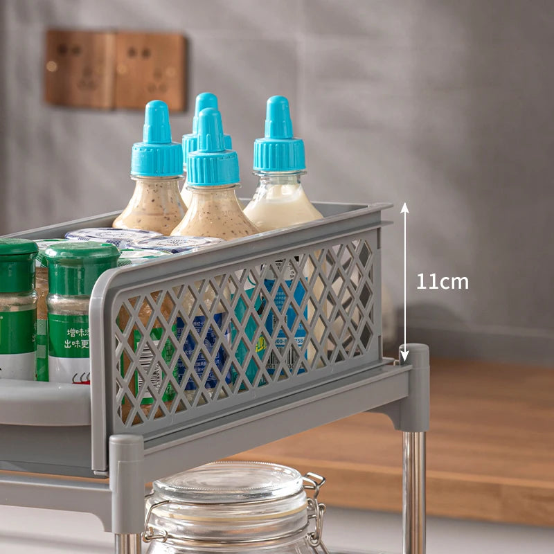 2-Tier Bathroom Cabinet Organizer