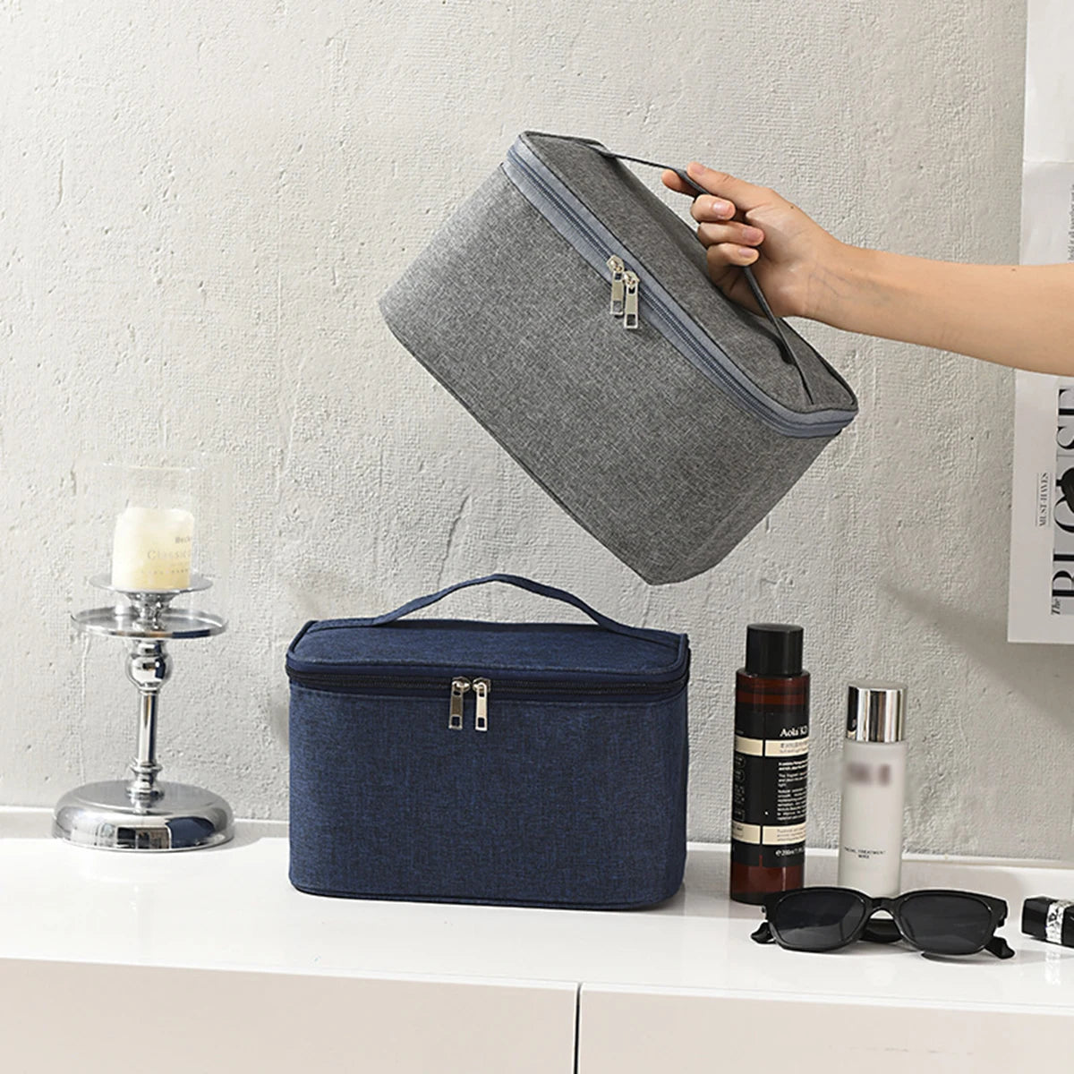 Men’s Double Layer Toiletry Bag